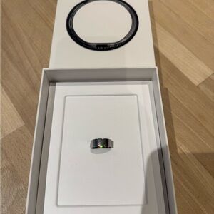 Silver Wearable Smart Ring